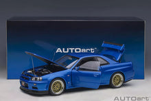 Load image into Gallery viewer, AUTOart 1:18 Nissan Skyline GT-R R34 V Spec II BBS LM Wheel Version