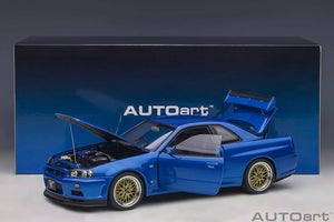 AUTOart 1:18 Nissan Skyline GT-R R34 V Spec II BBS LM Wheel Version