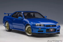 Load image into Gallery viewer, AUTOart 1:18 Nissan Skyline GT-R R34 V Spec II BBS LM Wheel Version