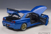 Load image into Gallery viewer, AUTOart 1:18 Nissan Skyline GT-R R34 V Spec II BBS LM Wheel Version