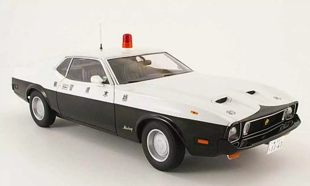 AUTOart 1:18 Ford Mustang Mach I Japan POlice Tochigi AUTOart 1:18 Ford Mustang Mach I Japan POlice Tochigi