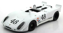 Load image into Gallery viewer, AUTOart 1:18 Porsche 908/02 race car #48 McQueen Revson Sebring 12 2nd plc 1970