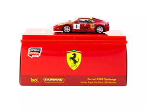 Tarmac Works 1/64 Ferrari F355 Challenge Macau Super Car Race 1994 Winner Hong Kong Toy Car Salon