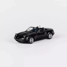 Load image into Gallery viewer, MicroTurbo 1:64 Mazda Miata NA Black with Popup headlights