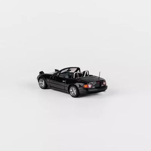 MicroTurbo 1:64 Mazda Miata NA Black with Popup headlights