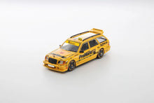 Load image into Gallery viewer, Mortal 1:64 Mercedes Benz S124 T MODEII EVO2, Yellow Taxi