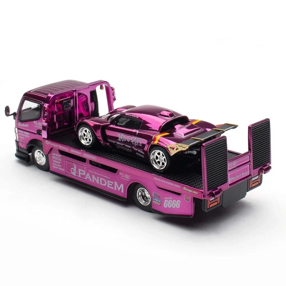 Poprace 1/64 Pandem Lotus Elise Pandem Truck Box Set Purple Chrome Poprace 1/64 Pandem Lotus Elise Pandem Truck Box Set Purple Chrome