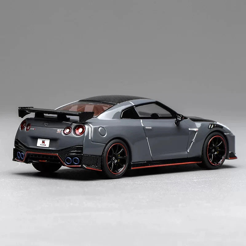 MotorHelix 1/64 Nissan GT-R NISMO R35 2022 Gray
