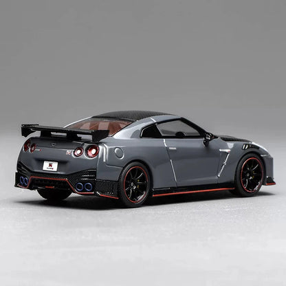 MotorHelix 1/64 Nissan GT-R NISMO R35 2022 Gray