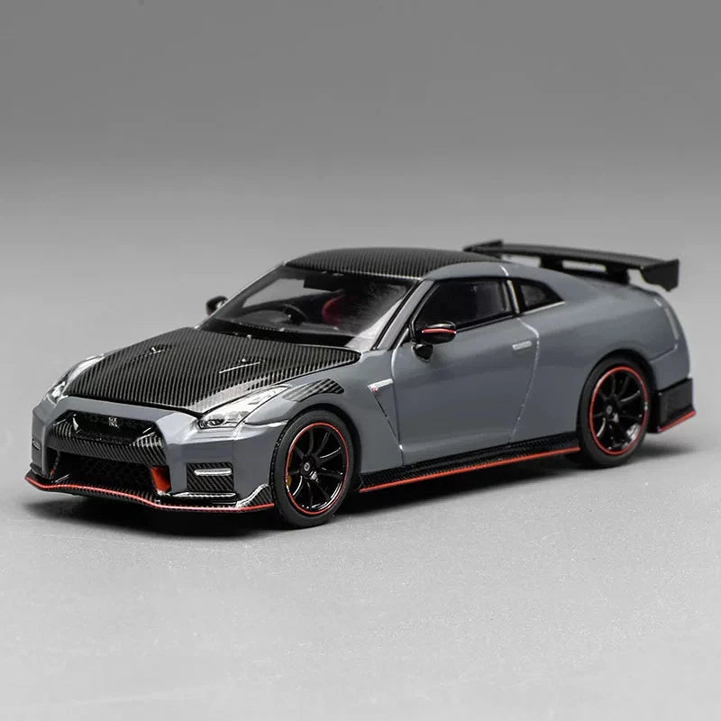 MotorHelix 1/64 Nissan GT-R NISMO R35 2022 Gray