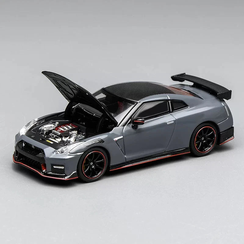 MotorHelix 1/64 Nissan GT-R NISMO R35 2022 Gray
