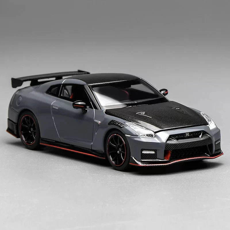 MotorHelix 1/64 Nissan GT-R NISMO R35 2022 Gray
