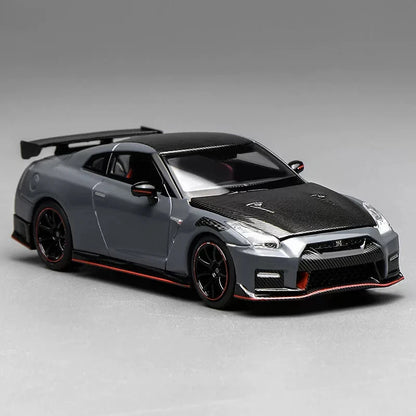 MotorHelix 1/64 Nissan GT-R NISMO R35 2022 Gray