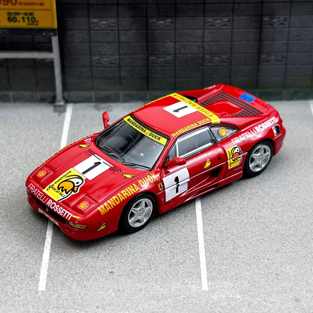 Tarmac Works 1/64 Ferrari F355 Challenge Macau Super Car Race 1994 Winner Hong Kong Toy Car Salon