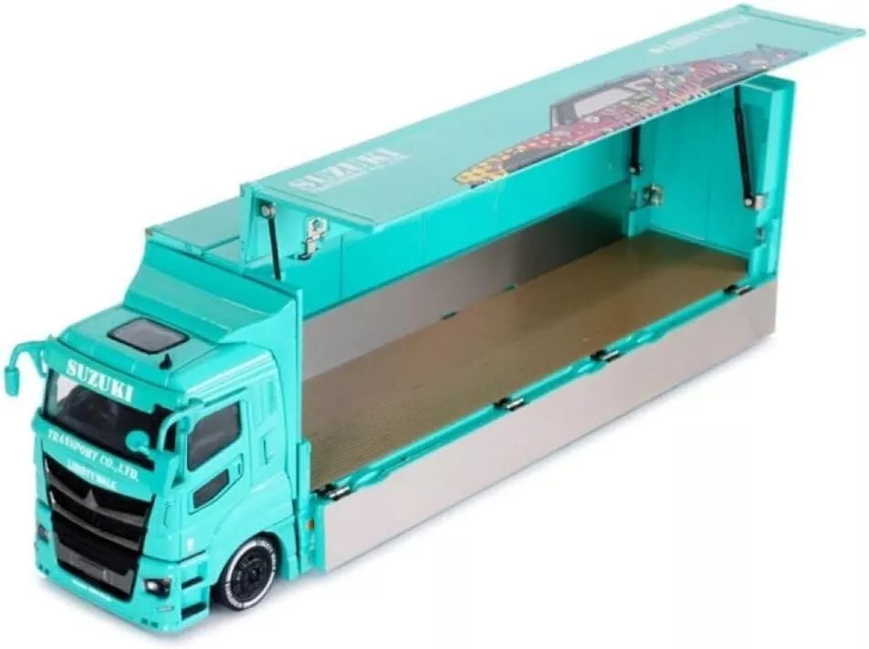 〈専用品〉希少!LBWK 1/64 LB Trucks FUSO SkyBlue GCD 1/64 Mitsubishi FUSO Car Carrier LBWK Blue – DiecastTalk