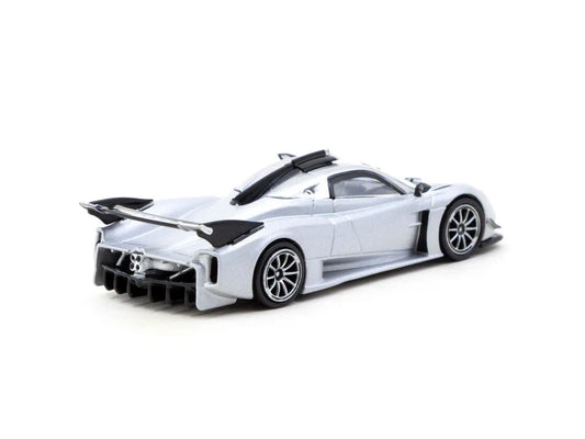 Tarmac Works 1/64 Pagani Huayra R Satin Silver - GLOBAL64
