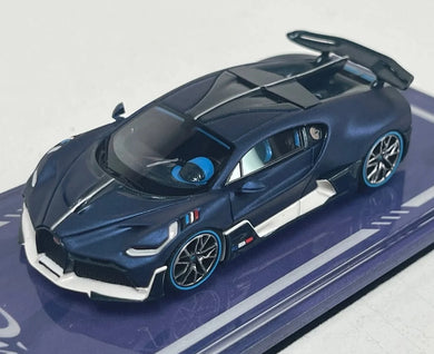 Error404 1:64 Bugatti Divo Matte Blue High-end resin model