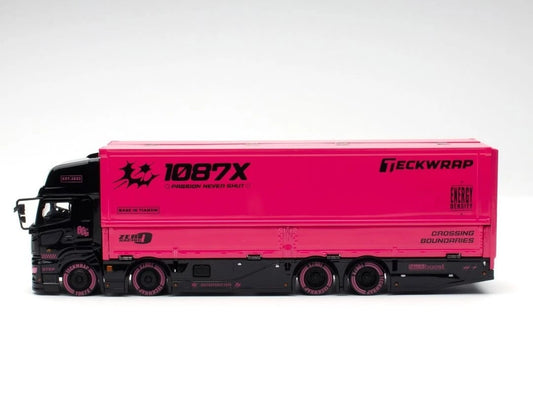 GCD 1:64 DarwinPRO TECKWRAP HINO 700 Pink Truck 1087X