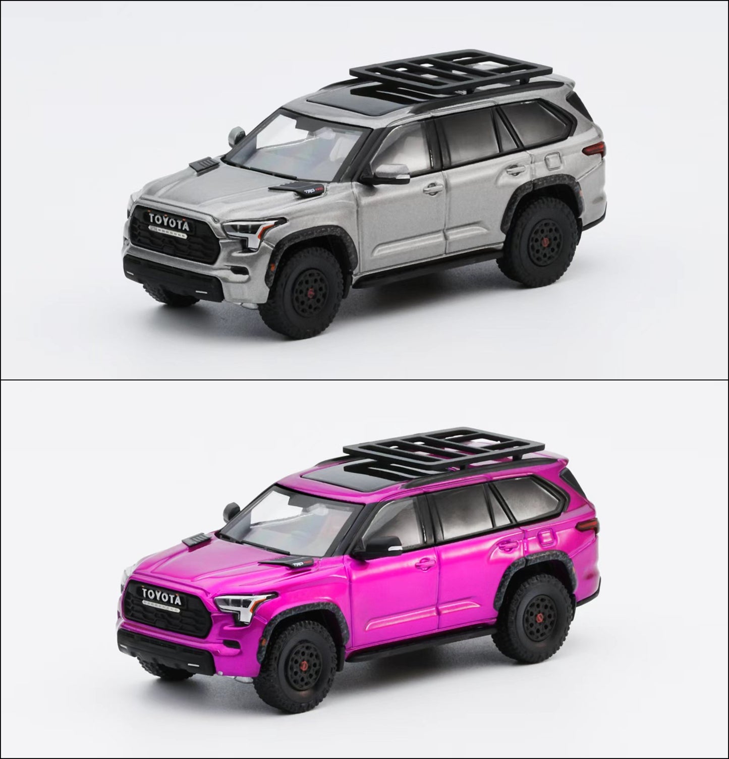 GCD 1:64 Toyota Sequoia TRD PRO (Chrome Purple/ Silver)