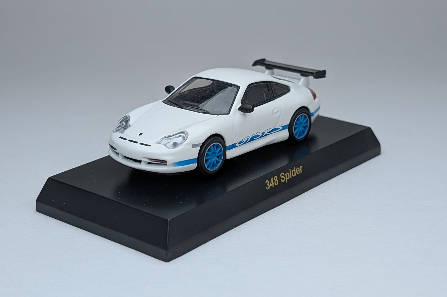 KYOSHO Porsche Minicar Collection Porsche 911 GT3 RS (White with Blue Lining)