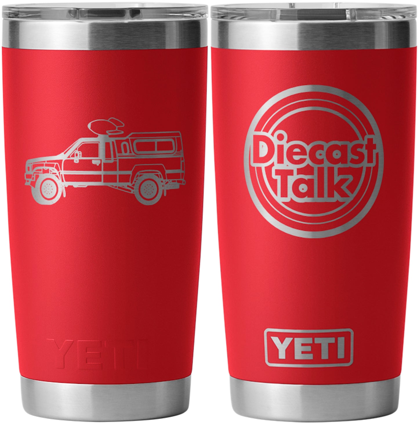 YETI DiecastTalk Exclusive HIlux Red Rambler® 20 oz Tumbler  WITH MAGSLIDER™ LID