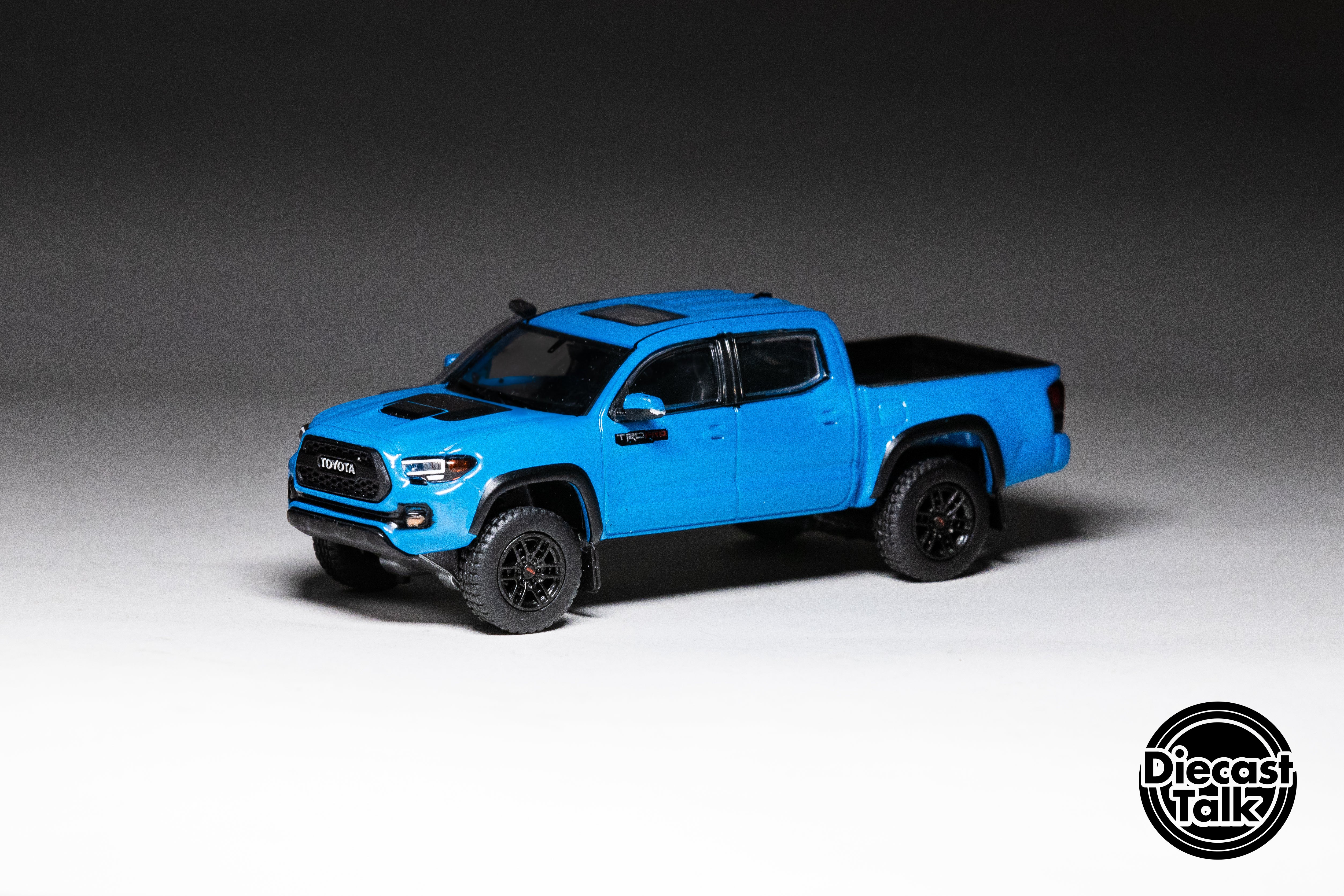 GCD DiecastTalk Exclusive 1/64 Toyota Tacoma TRD PRO Voodoo Blue Ltd 1008pcs