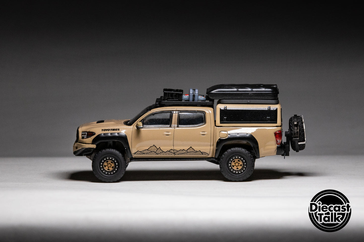 GCD DiecastTalk Exclusive 1/64 Toyota Tacoma Overland Milkteacoma Ltd 1008pcs