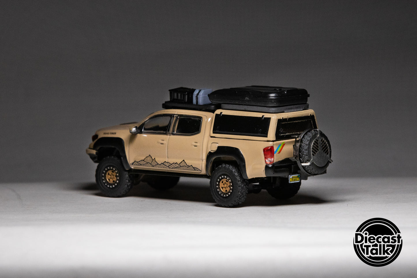 GCD DiecastTalk Exclusive 1/64 Toyota Tacoma Overland Milkteacoma Ltd 1008pcs