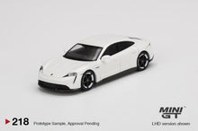 Load image into Gallery viewer, MiniGT 1/64  Porsche Taycan Turbo S White Mijo Exclusive