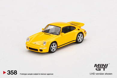 Mini GT 1:64 Mijo Exclusive RUF CTR Anniversary Blossom Yellow