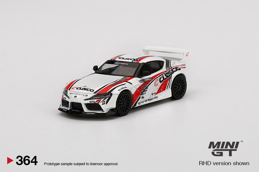 Mini GT 1:64 Mijo Exclusives Pandem Toyota GR Supra V1.0 #770 Team Cusco Racing 2021 Formula Drift Japan