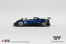 Load image into Gallery viewer, MiniGT 1/64 Mijo Exclusive Pagani Zonda HP Barchetta Blue Tricolor