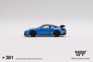 Mini GT 1:64 Mijo Exclusives Porsche 911 (992) GT3 Shark Blue