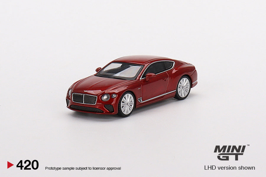 Mini GT 1:64 Mijo Exclusives Bentley Continental GT Speed 2022 Candy Red