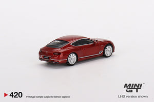 Mini GT 1:64 Mijo Exclusives Bentley Continental GT Speed 2022 Candy Red