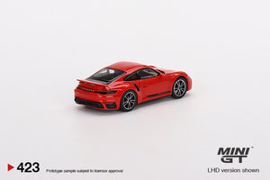 Mini GT 1:64 Mijo Exclusives Porsche 911 Turbo S Guards Red