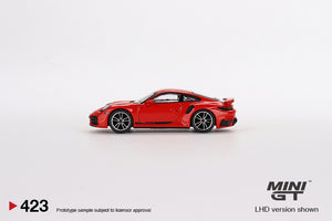 Mini GT 1:64 Mijo Exclusives Porsche 911 Turbo S Guards Red