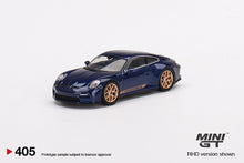 Load image into Gallery viewer, Mini GT 1:64 Porsche 911 (992) GT3 Touring Gentian Blue Metallic – Mijo Exclusives