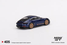 Load image into Gallery viewer, Mini GT 1:64 Porsche 911 (992) GT3 Touring Gentian Blue Metallic – Mijo Exclusives