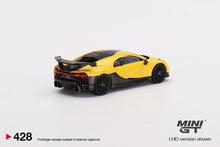 Load image into Gallery viewer, Mini GT 1:64 Bugatti Chiron Pur Sport Yellow – Mijo Exclusives