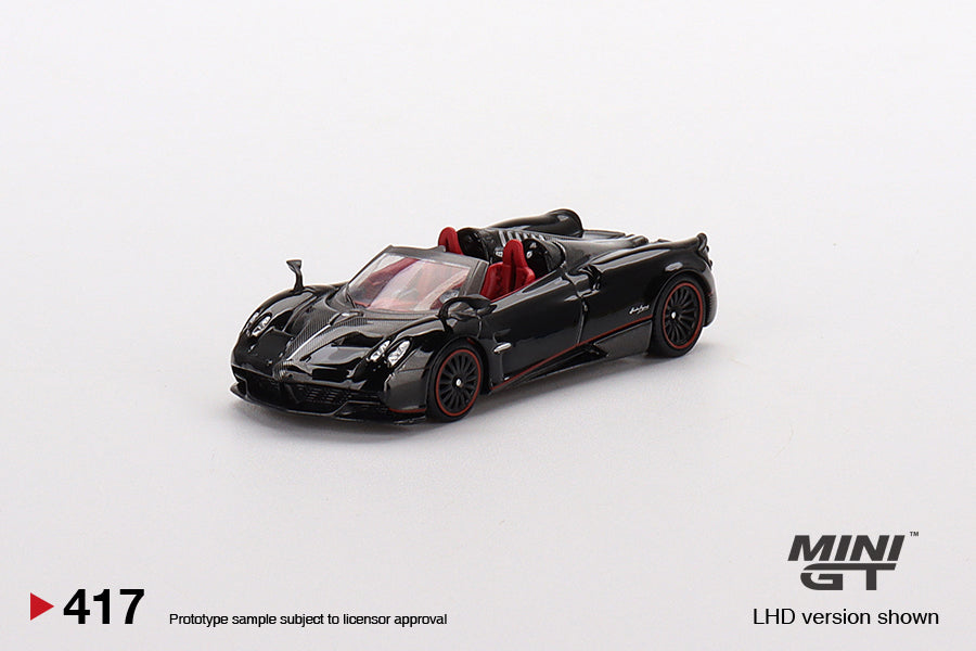 MiniGT 1/64 Mijo Exclusive Pagani Huayra Roadster Black