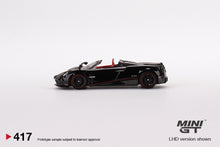 Load image into Gallery viewer, MiniGT 1/64 Mijo Exclusive Pagani Huayra Roadster Black
