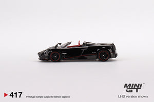 MiniGT 1/64 Mijo Exclusive Pagani Huayra Roadster Black