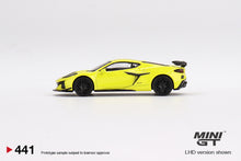 Load image into Gallery viewer, MiniGT 1/64 Mijo Exclusive Mini GT 1:64 Chevrolet Corvette Z06 2023 Accelerate Yellow