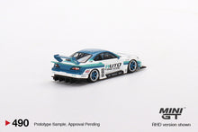 Load image into Gallery viewer, Mini GT 1:64 Nissan LB-Super Silhouette S15 SILVIA Auto Finesse – Mijo Exclusives USA Blister Packaging