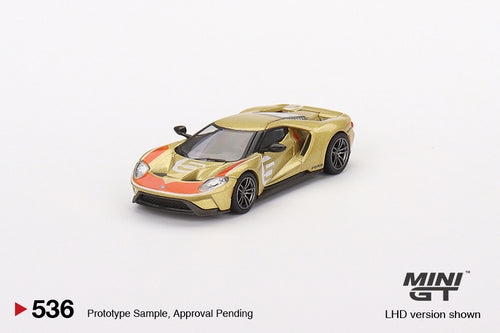 (Preorder) Mini GT 1:64 Ford GT Holman Moody Heritage Edition- Gold – Mijo Exclusives