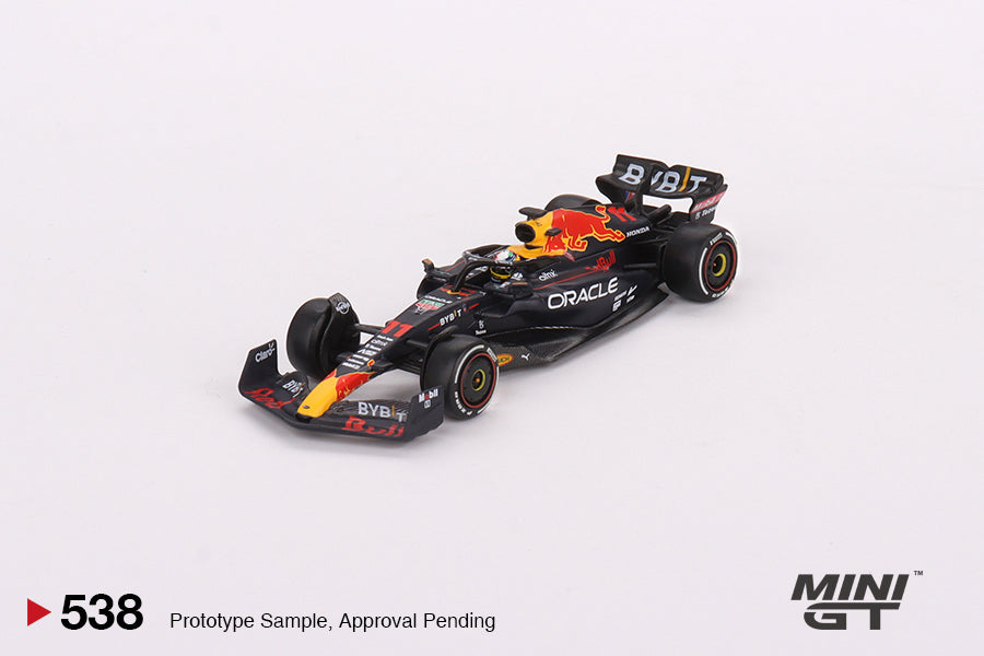 (Preorder) Mini GT 1:64 F1 Oracle Red Bull Racing RB18 #11 Sergio Pérez 2022 Abu Dhabi Grand Prix 3rd Place