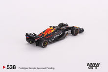 Load image into Gallery viewer, (Preorder) Mini GT 1:64 F1 Oracle Red Bull Racing RB18 #11 Sergio Pérez 2022 Abu Dhabi Grand Prix 3rd Place