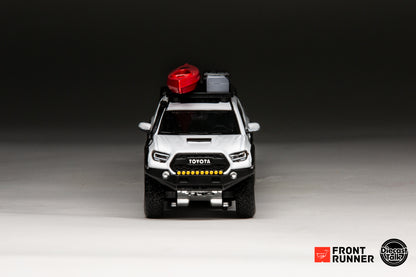 DiecastTalk x Front Runner 1/64 Toyota Tacoma TRD PRO Overland white Ltd 1008pcs