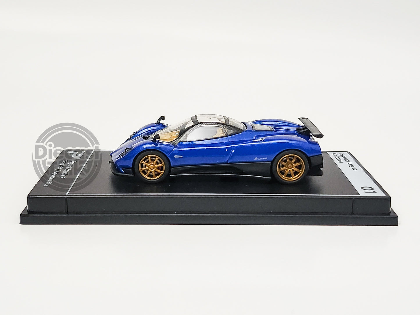 PosterCars 1/64 Pagani Zonda F Argentina Blue